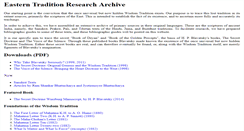 Desktop Screenshot of easterntradition.org